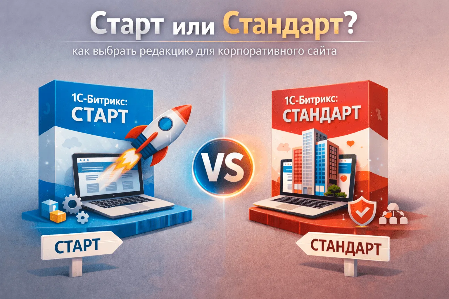 Старт или Стандарт: как выбрать редакцию для корпоративного сайта в Томске